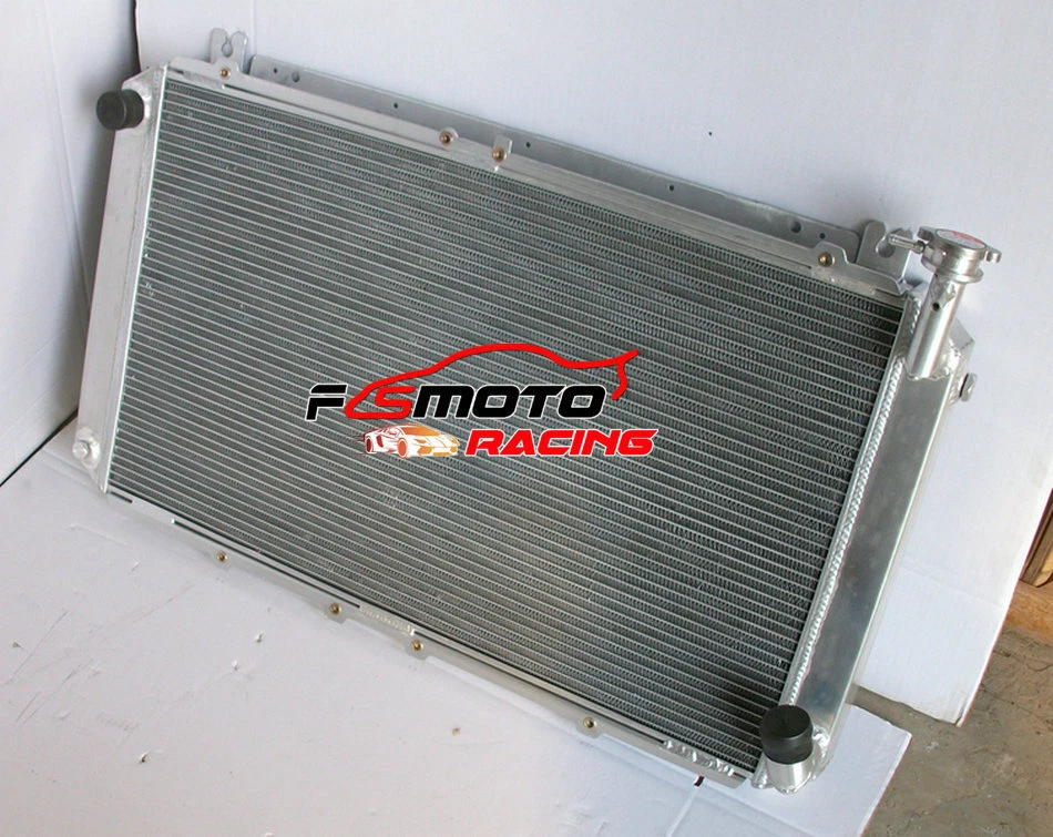 3Row Aluminium Radiateur+Fans pour Nissan Y60 PATROL GQ 4.2L Petrol 1987-1997 MT - Imagen 4 de 4