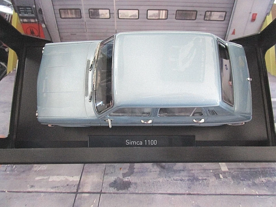 SIMCA 1100 GLS 5-Türer 1968 estoril blau blue 185751 RAR Norev 1:18 - Bild 4 von 4