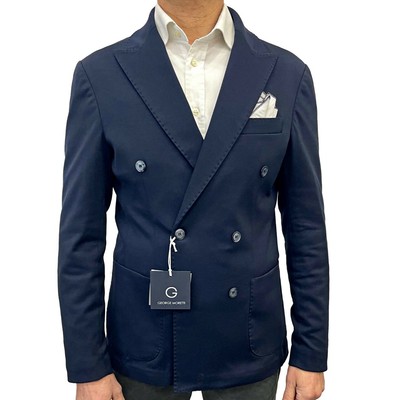 Giacca Uomo Elegante Doppiopetto Estiva Doppio Petto Made in Italy  Sartoriale | eBay