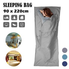 Travel Sleeping Bag Liner,  Cotton Durable Soft 220 x 90 cm Roomy Sheet Portable