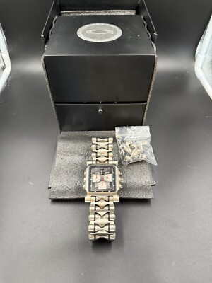 Oakley Minute Machine Titanium w/Black Silver Subdials Watch | eBay