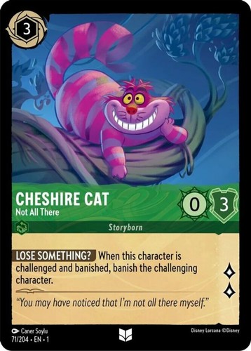 Cheshire Cat UC 71/204 JA-1 [Foil] The First Chapter Disney