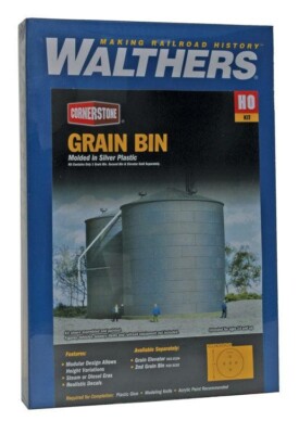 Walthers Cornerstone 933-3123 | Big Grain Storage Bin | HO Scale (New)