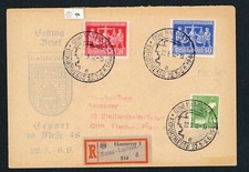 Alliierte Besetzung Michel Nr. 969 + 970 FDC Exportmesse mit 969b , farbgepr&uuml;ft