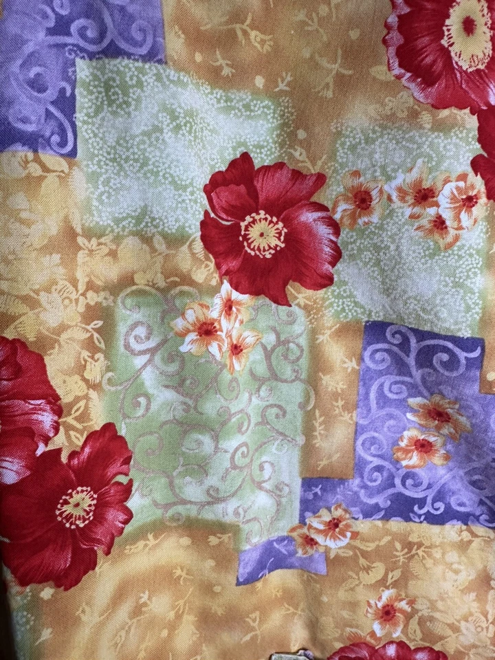 Blusa Médica Crest Cottons Enfermera/Mujer Amarillo/Rojo/Púrpura Talla Mediana Foto 3 de 4