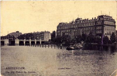 CPA AK AMSTERDAM Amstel Hotel. NETHERLANDS (624998)