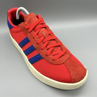 2022 Adidas Originals Trimm Trab Mesh HP6544 Rot Blau Herren Uk 8 Terrassen Freizeit