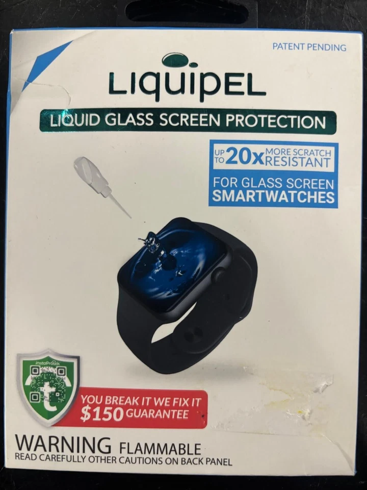 Lote de 4 protectores de pantalla de vidrio líquido para relojes inteligentes dureza 9H Foto 2 de 3