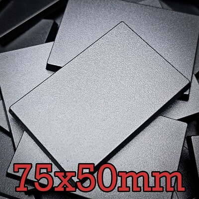 75x50mm Rectangle ABS Bases - Wargaming Miniatures Basing OBS - Hobby Heaven UK