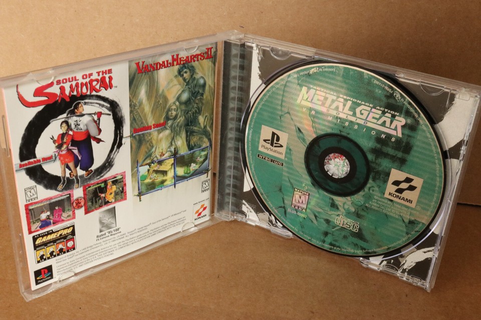 Metal Gear Solid: VR Missions  (Sony PlayStation 1 PS1, 1999) main image 1