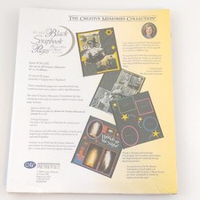 Creative Memories 8-1/2 x 11 BLACK Refill Pages 15 Pages/30 sides RCM-11BL NEW
