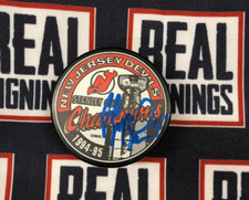John MacLean Autographed Devils Stanley Cup Puck JSA COA SIGNED 6/14/25