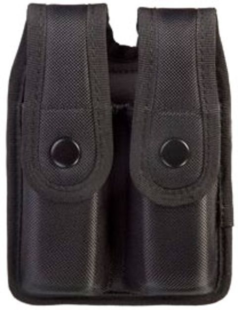 Uncle Mike's Sentinel Double Magazine Case, Black - Glock17 - 89077-image