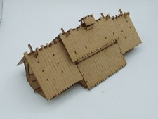 Wikinger Jarlshalle,  Maßstab - 1:72 - Laser...