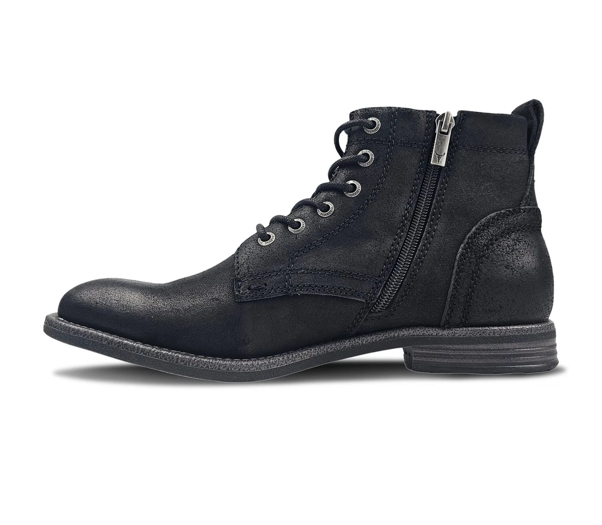 Botas Desert De Cuero Negros Para Hombre Windsorsmith Casual Chukka - Sebastien