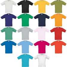 Image of Kids Children Boy Girl B&C Exact 190 100% Cotton Short Sleeve T Shirt