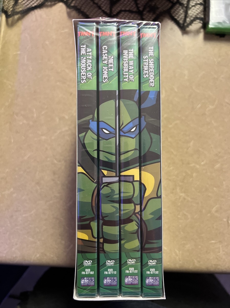 Teenage Mutant Ninja Turtles Radical Pack Boxed Set DVD 2003, 4