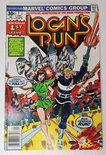 Logan's Run #1, 1976, Prez Art Vintage Marvel Comics Group