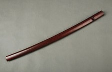 Red and black crack Katana Wood 30 inch Saya For Japanese Samurai Sword