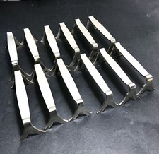 Boulanger 12 Porte-couteaux  Métal Argenté Très Bon État