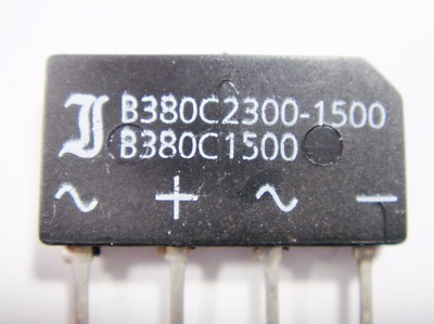 Brücken Gleichrichter SIL B380C2300 380V 2,3A #1-1012