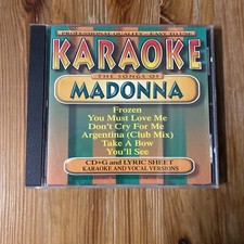 The Songs of Madonna Karaoke CD, Mar-2002, BCI Music Brentwood... NEW