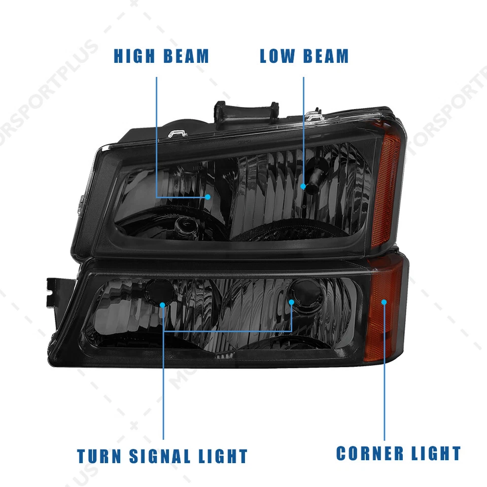 Faros ahumados y luces traseras para Chevrolet Classic 2003-2006 Silverado 2007 Foto 2 de 4