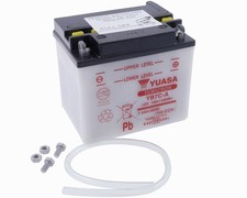 Batterie YUASA YB7C-A 7Ah ohne Säurepack für YAMAHA Beluga 125 Cygnus X 125