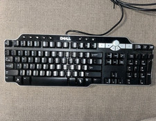 Dell SK-8135 Multimedia USB Hub Computer Keyboard Very Good