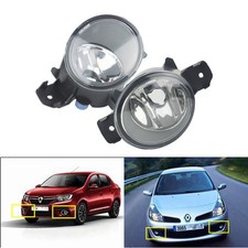 Left+Right For Renault Koelos 2008-2011 Front Bumper Fog Light Lamps 8200002469