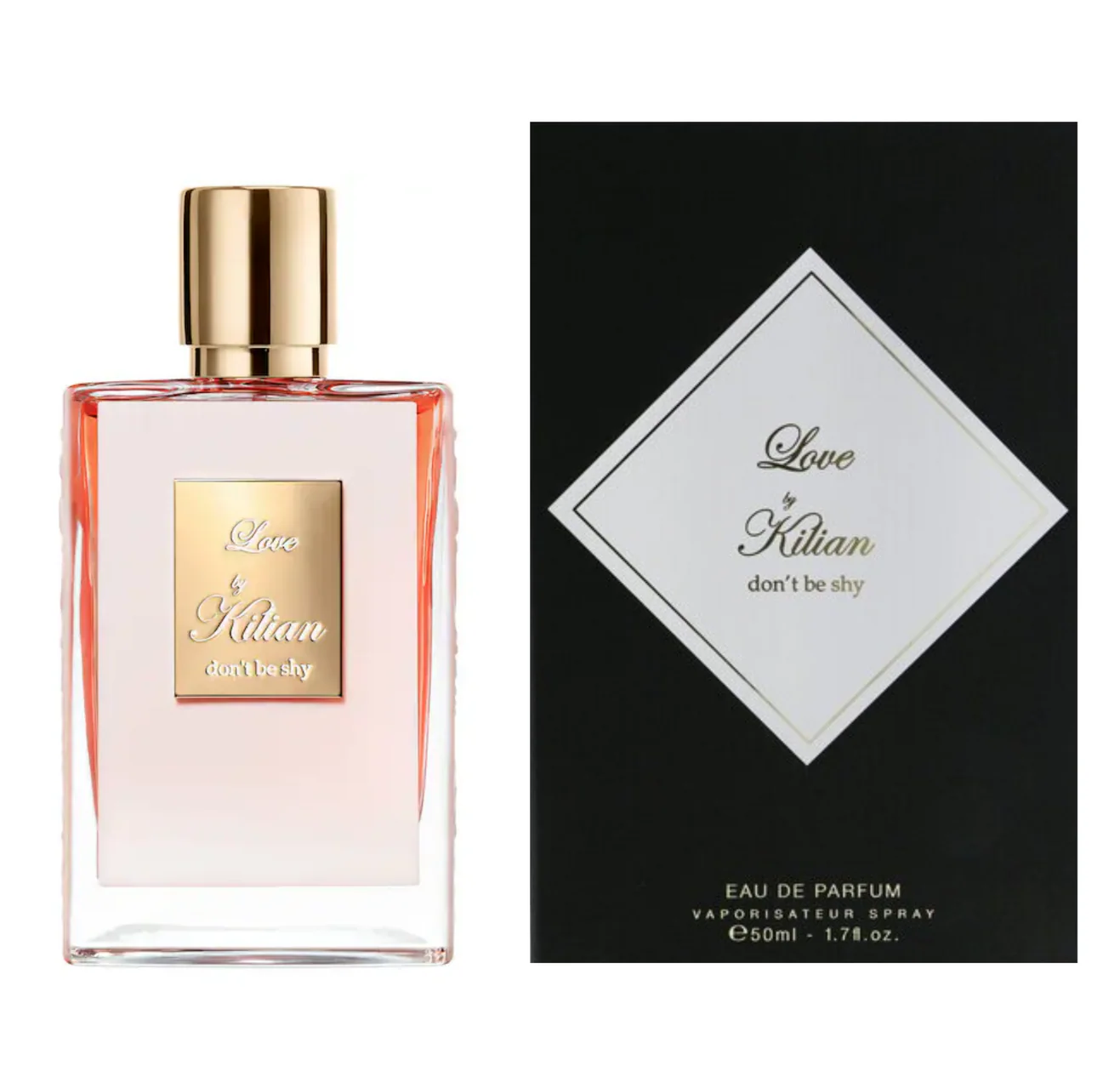 Kilian Love, Don't Be Shy Eau de Parfum Spray 1.7 oz – Refillable Luxury Fragran