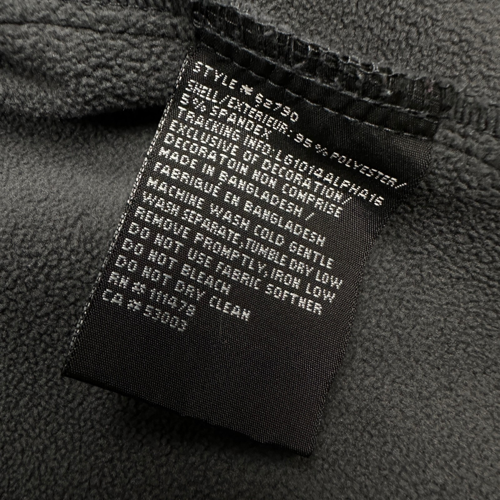 Arctix Softshell Jacket Small Black Gray Full Zip… - image 10