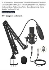 Tonor TC20 XLR Condenser Microphone Professional Cardioid Studio Mic Kit