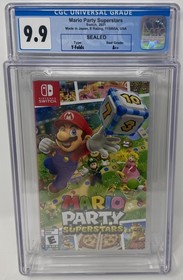 CGC Graded Mario Party Superstars NEW Nintendo Switch (1020708005, 9.9 A++)