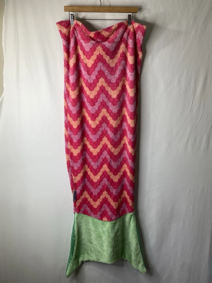 Manta envolvente cola de sirena cómoda para niñas adolescentes Homecore divertida suave polar caprichosa Foto 2 de 4