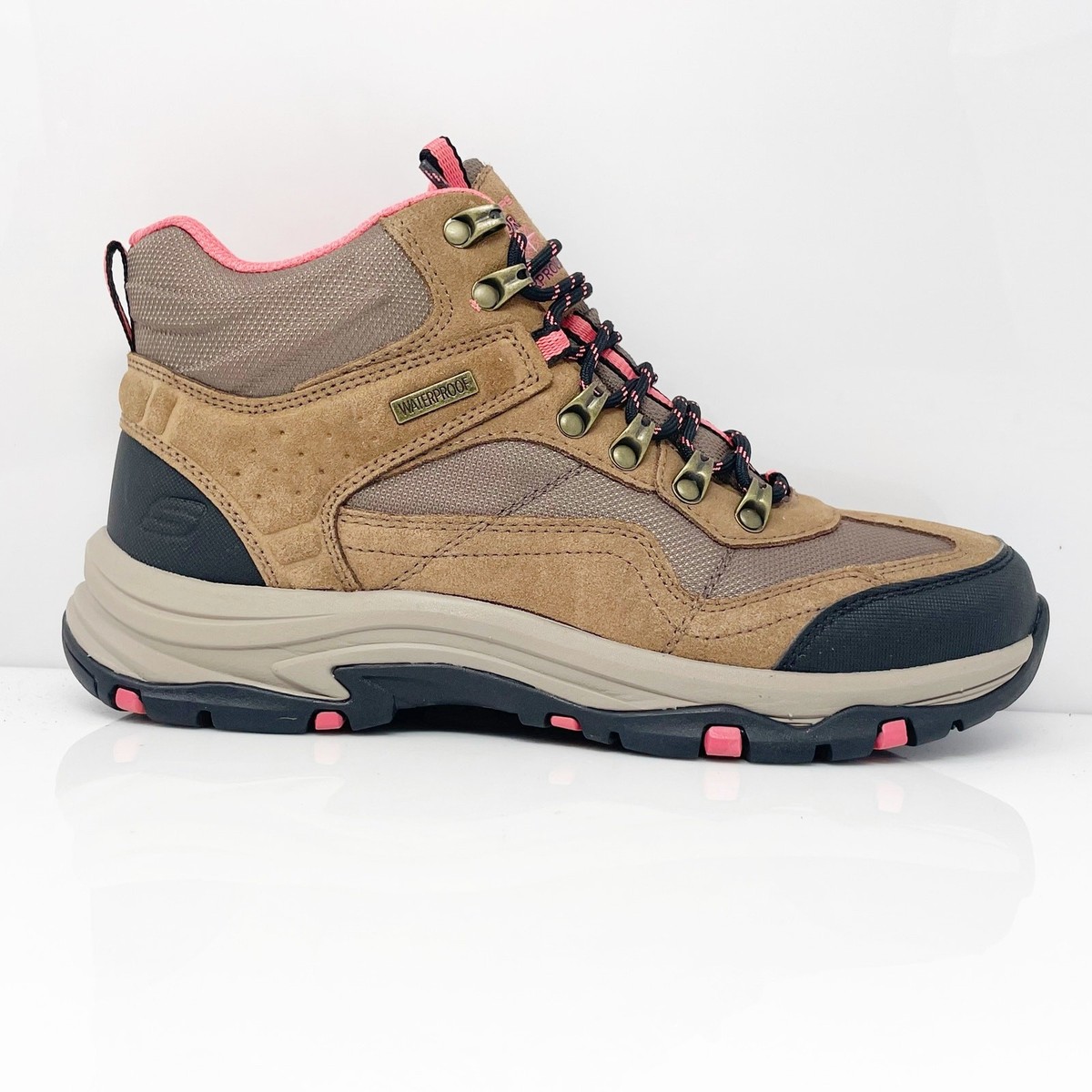 Skechers Womens Trego Base Camp 167008 Brown Hiking Shoes Sneakers Size 10