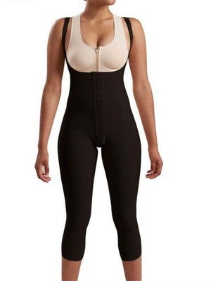 Marena SFBHM Compression Girdle High-Back Calf Length Black Medium Post-Surgery