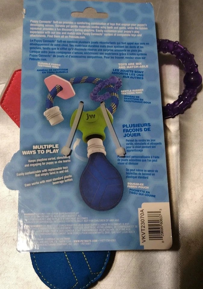 JW Puppy Connects Soft-ee. Juguete para masticar cachorro de dentición Foto 2 de 4