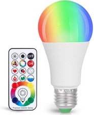 LED Color Changing Light Bulb, 820LM Dimmable E26 10W RGBW, Mood Light Bulb w...