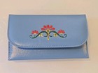 Vintage Griffon Manicure Nail Set Kit MADE IN AUSTRIA  Blue Leather Case New
