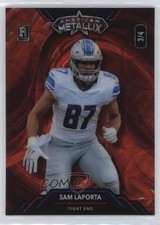 2023 Wild Card American Metallix Pro-Look Football 3/4 Sam LaPorta Rookie RC 1u6. rookie card picture