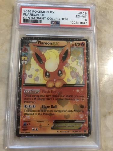 Flareon-EX graded PSA 6 for sale on eBay