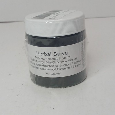 Organic Herbal Salve, Comfrey Organic Herbal Salve Cream Ointment 4Oz (1PCS)