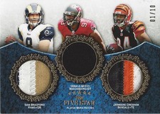 2010 Five Star Triple Patch Sam Bradford Gerald McCoy Jermaine Gresham Jersey/10