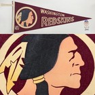 1960’s Vintage Washington Redskins Nfl Football Pennant 12x29.5 — photo 1