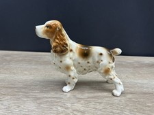 Vintage Lefton Springer Spaniel H7326 Japan Porcelain Ceramic Dog Figurine