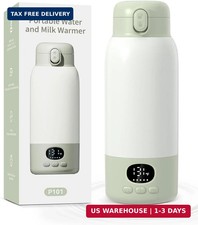 Portable Bottle Warmer for Travel, 45W Fast Charging Milk Warmer 17oz