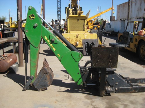 Backhoe attachment John Deere model 49