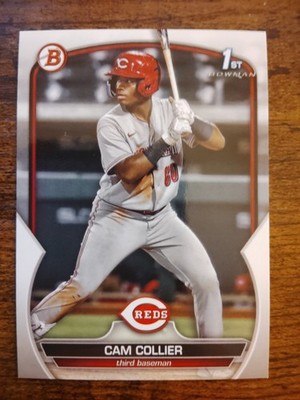Topps 2023 Bowman Prospects Cam Collier 1st Bowman Red /5 #BP-125 Reds MLB