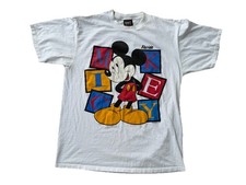 Vintage Mickey Mouse Florida T-Shirt XL Double Sided Disney USA Tourist